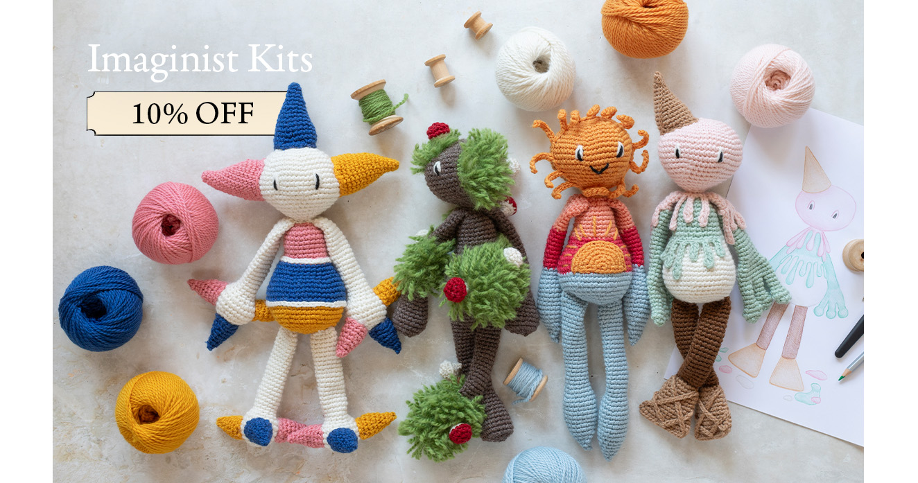 Imaginist crochet kits monster flipbook discount toft kerry lord